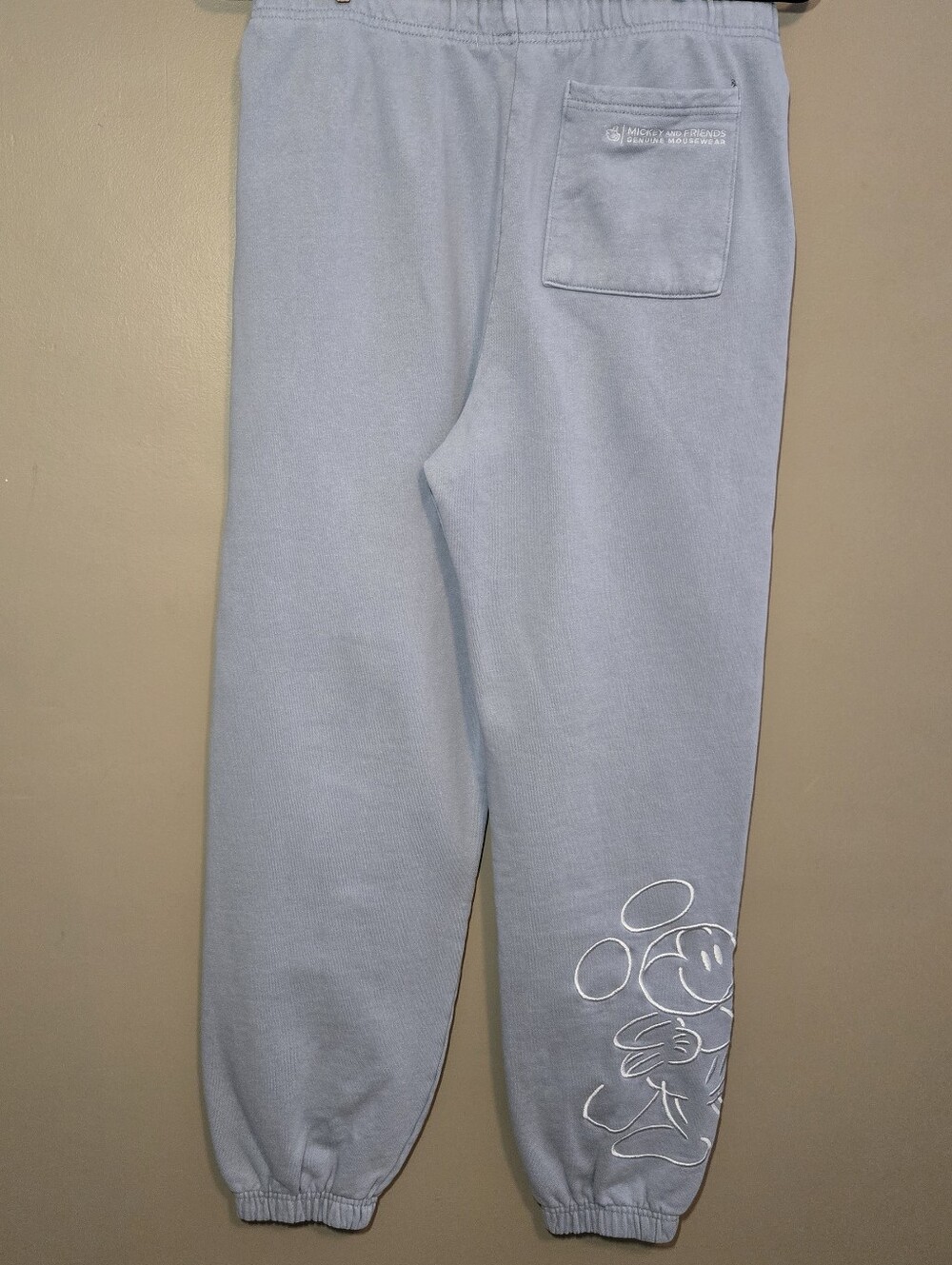 Genuine Mickey And Friends Mousewear Unisex Adult Sweatpants Size Small Blue